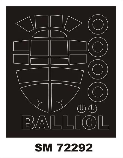 Boulton Paul Balliol mask for Special Hobby 1:72