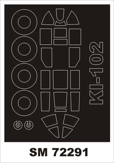 Ki-102 Randy mask for Sword 1:72