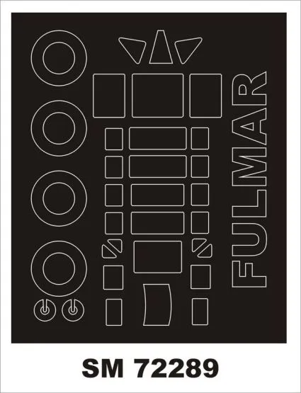 Fairey Fulmar I mask for AZmodel 1:72