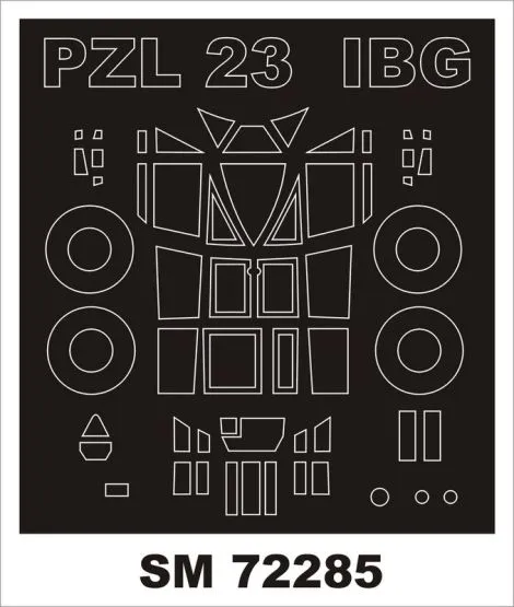 PZL P-23 KARAS mask for IBG 1:72