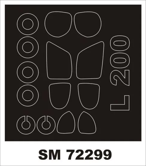 L-200A Morava mask for KP 1:72