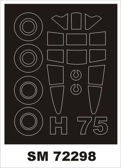 Haek H-75 mask for AZmodel 1:72
