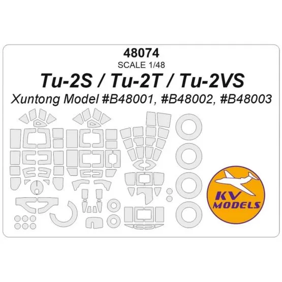 Tu-2 mask for Xuntong 1:48
