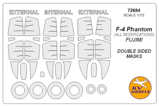 F-4 Phantom II mask for Fujimi 1:72