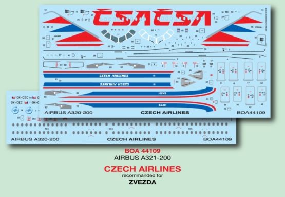Airbus A321-200 - CSA Czech Airlines 1:144