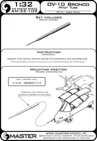 OV-10 Bronco - Pitot Tube 1:32