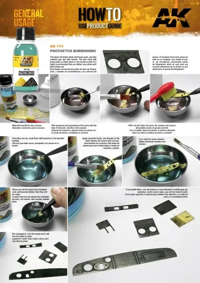 Brunishing for Photoetch (Brass) 100ml