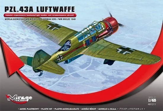 PZL.43A Luftwaffe - German Version Mielec 1940 1:48