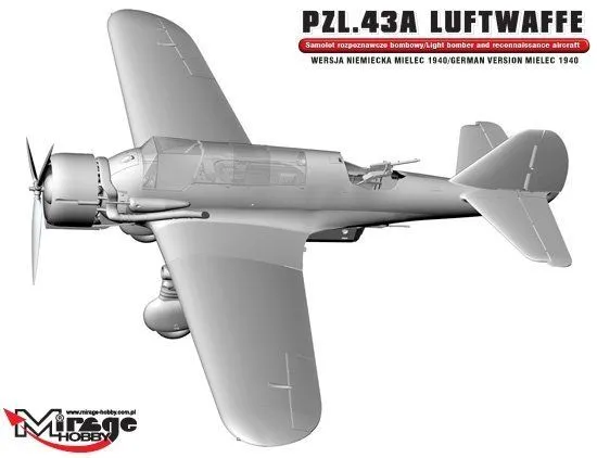 PZL.43A Luftwaffe - German Version Mielec 1940 1:48