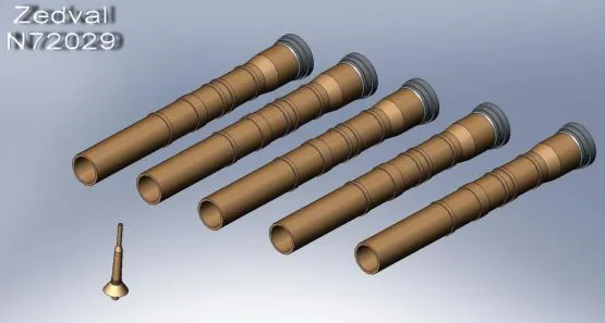 9P148 ATGM (PTRK) detail set 1:72 9P148 ATGM (PTRK) detail set 1:72