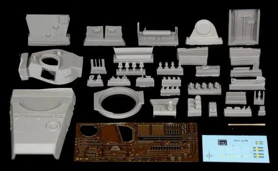Stridsvagn m/38 Swedish tank conversion set 1:36