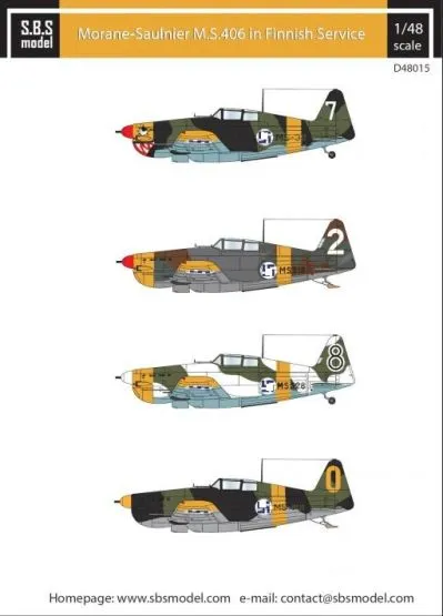 Morane-Saulnier M.S. 406 in Finnish Service 1:48