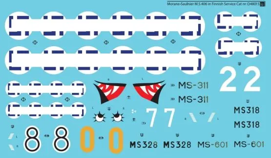 Morane-Saulnier M.S. 406 in Finnish Service 1:48