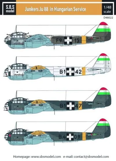 Junkers Ju 88 in Hungarian Service 1:48