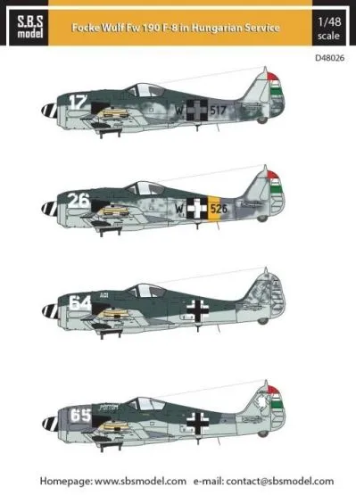 Focke-Wulf Fw 190 F-8 in Hungarian Service 1:48