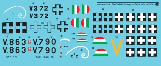 Bf 109G-6 in Hungarian Service VOL.I 1:72