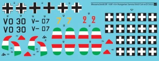 Bf 109F in Hungarian Service VOL. II 1:72