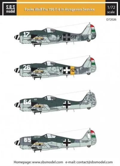 Fw 190F-8 in Hungarian Service 1:72 Fw 190F-8 in Hungarian Service 1:72