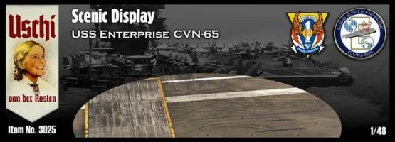 USS Enterprise CVN-65 Scenic Display (rund) 1:72