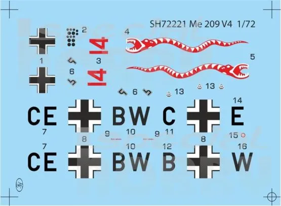 Messerschmitt Me 209V-4 1:72