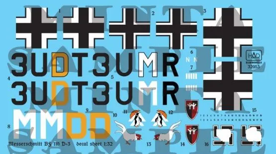 Bf 110D-3 in Afrika - part.1 1:32