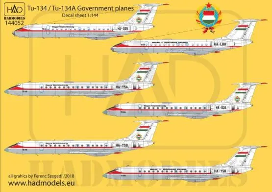 Tupolev Tu-134 Government planes 1:144 Tupolev Tu-134 Government planes 1:144