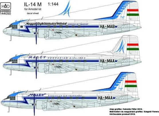IL-14M Hungarian service 1:144