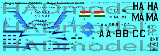IL-14M Hungarian service 1:144