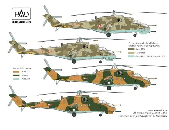 Mil Mi-24 in Hungarian Service 1:72