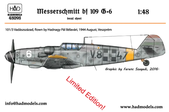 Bf 109G-6 - Hadnagy Pal Belevari 1:48