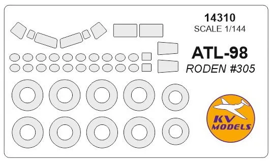 ATL-98 Carvair mask for Roden 1:144