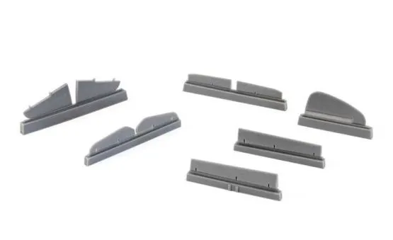 Dewoitine D-520 Control Surface set for Hasegawa 1:72