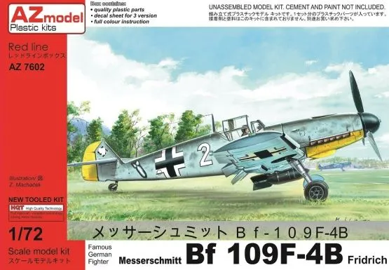Bf 109F-4B Friedrich 1:72