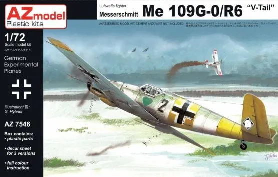 Bf 109G-0/R86 V-Tail 1:72