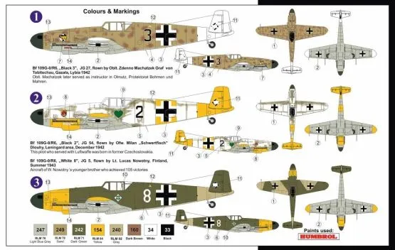Bf 109G-0/R86 V-Tail 1:72