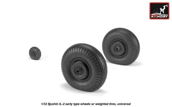 IL-2 Bark early type wheels 1:32