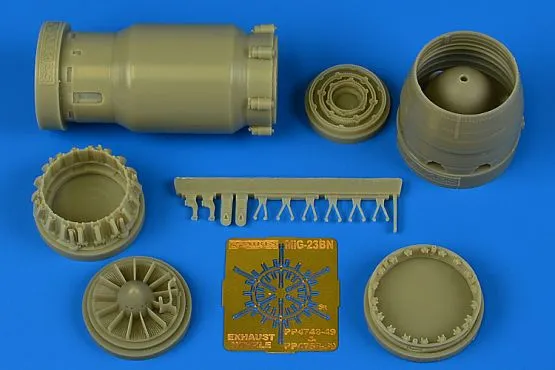 MiG-23BN early exhaust nozzle - opened 1:48
