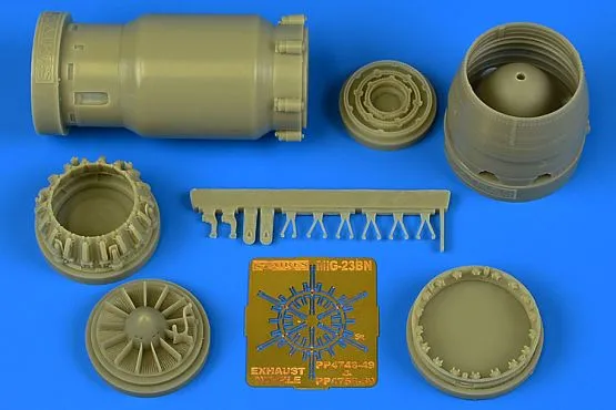 MiG-23BN late exhaust nozzle - closed 1:48