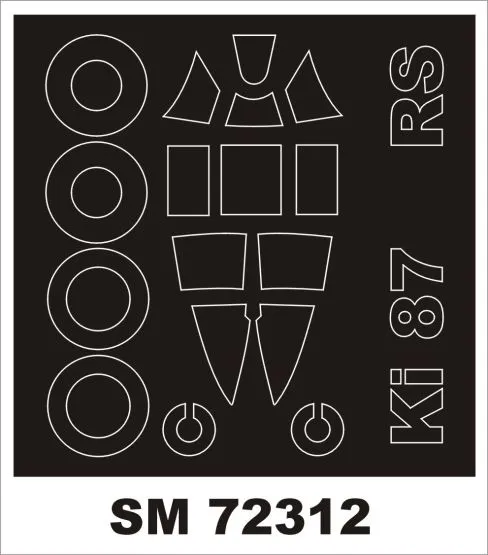 Ki-87 mask for RS model 1:72
