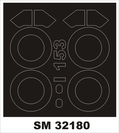 I-153 Mask for ICM 1:32