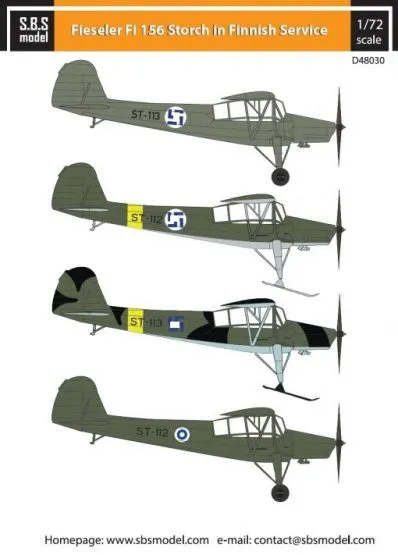 Fieseler Fi-156 Storch in Finnish Service 1:48