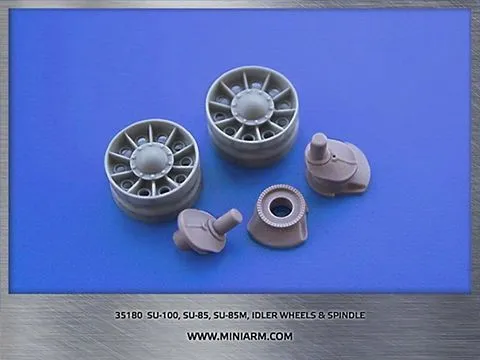 SU-100, SU-85, SU-85M, Idler wheels & spindle 1:35