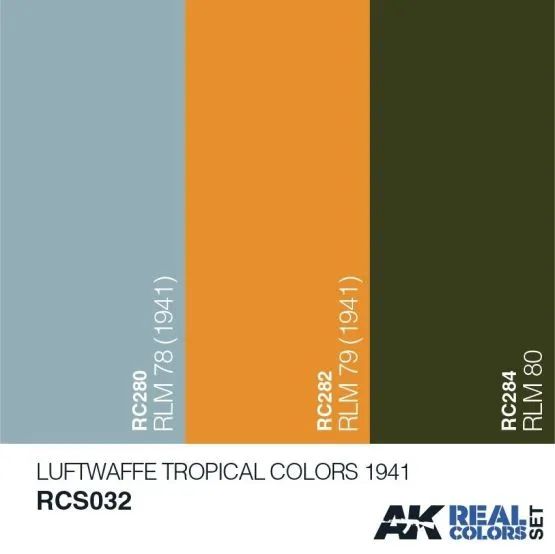 Luftwaffe Tropical Colors 1941