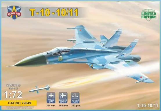 T-10-10/11 Flanker Prototype 1:72