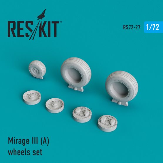 Mirage III (A) wheels set 1:72