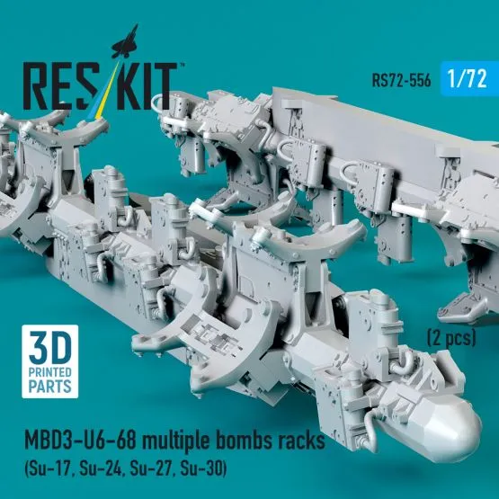 MBD3-U6-68 Multiple Bomb Racks 1:72