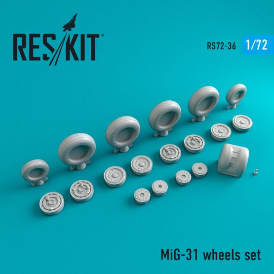 MiG-31 wheels set 1:72