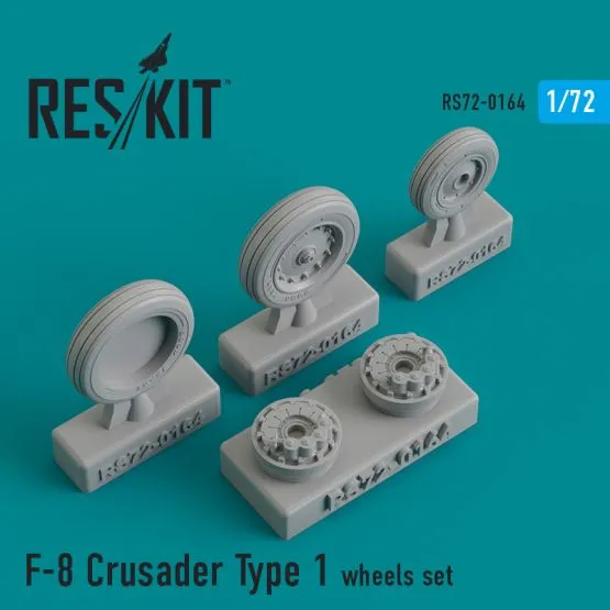 F-8 Crusader Type 1 wheels set 1:72