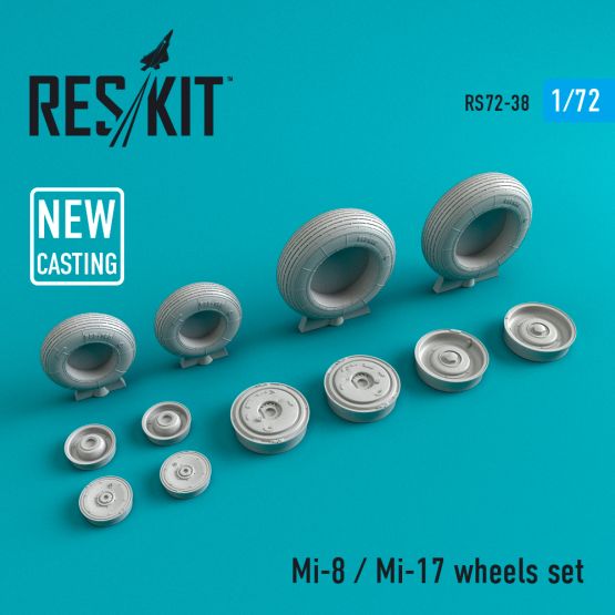 Mil Mi-8/ Mi-17 wheels set 1:72