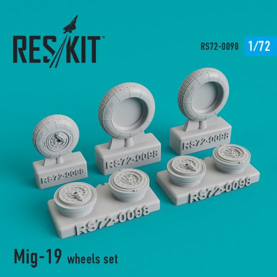 Mig-19 wheels set 1:72